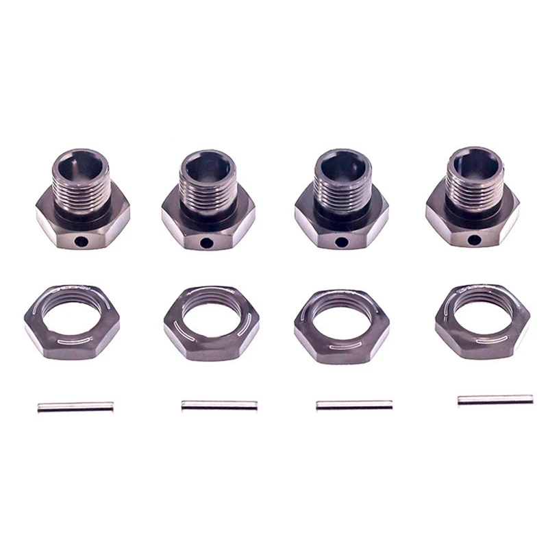 Para kyosho mp9 mp10 aço 17mm acopladores de eixo de transmissão pneus adaptador porca da roda hex hubs ifw472gm conjunto parafusos rc carro atualização