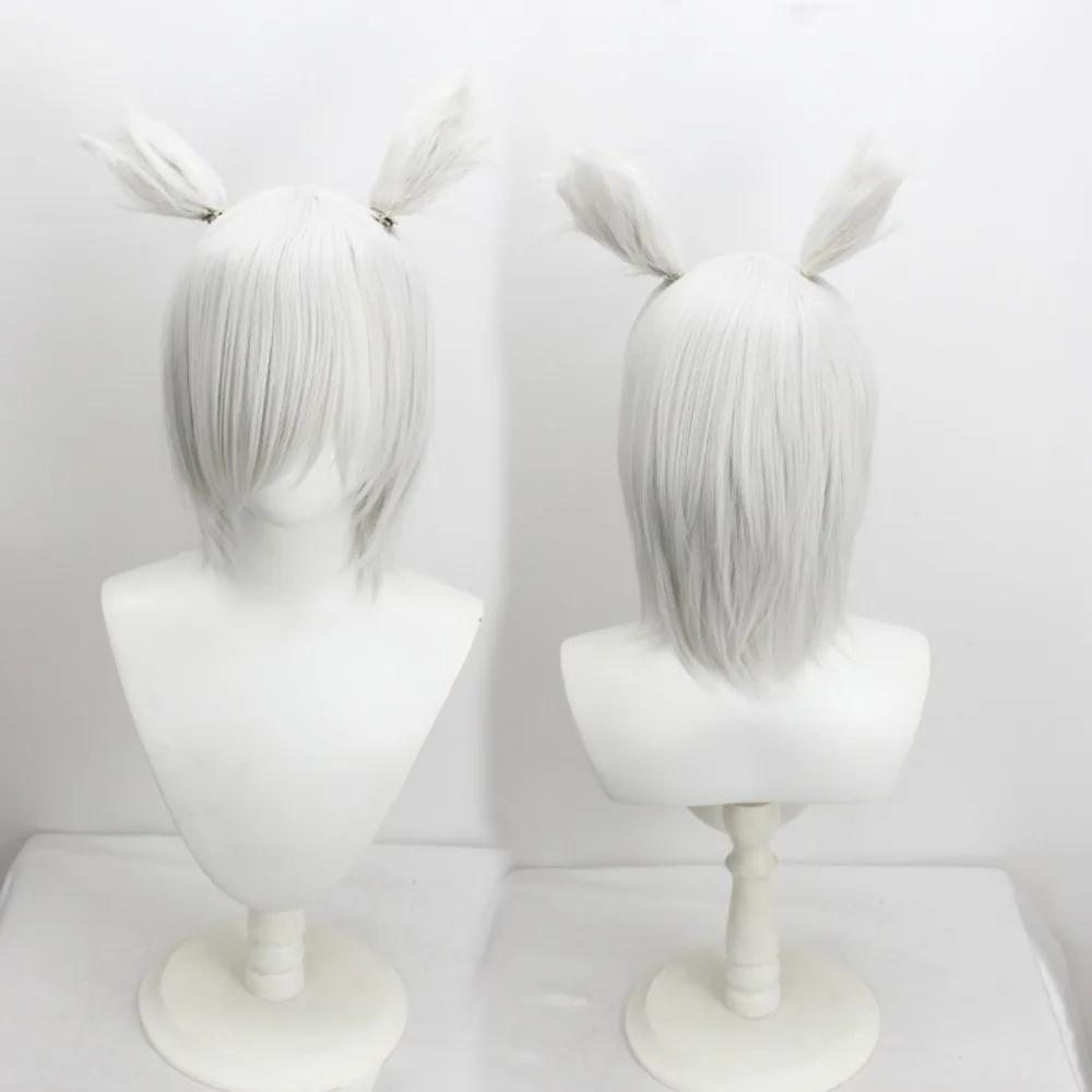 

Final Fantasy 14 FFXIV Y'shtola Cosplay Wig Silver Grey Long Hair