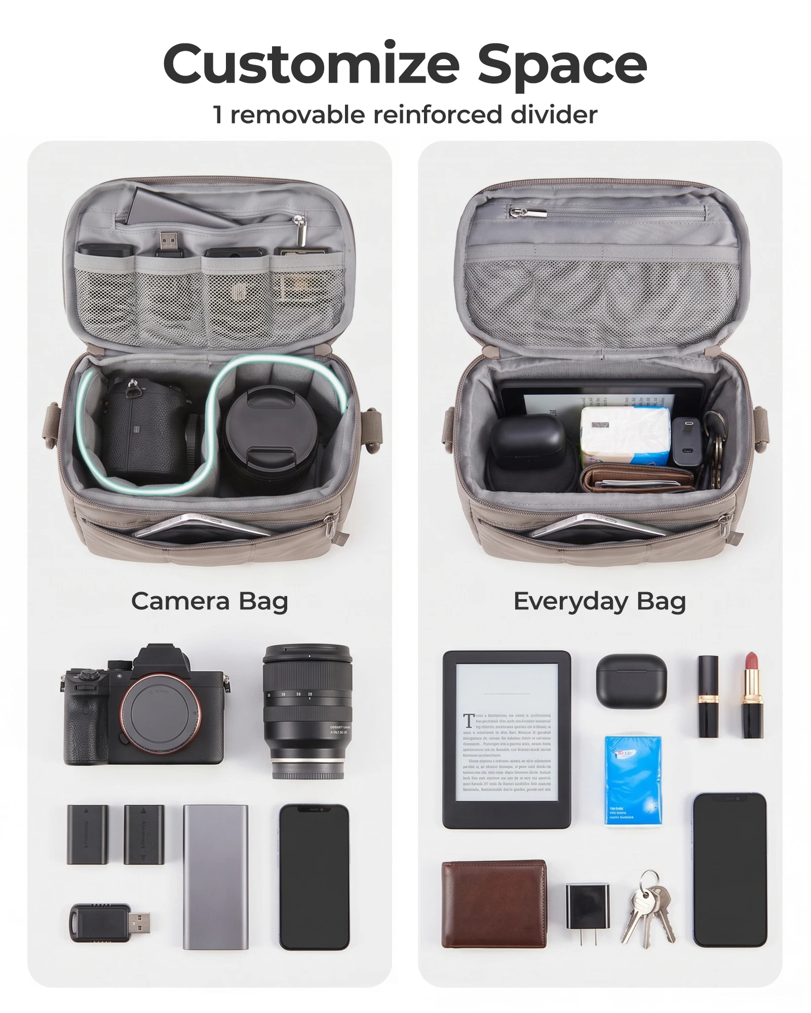 Sac à bandoulière rembourré po - Camera Bag Travel avis et prix