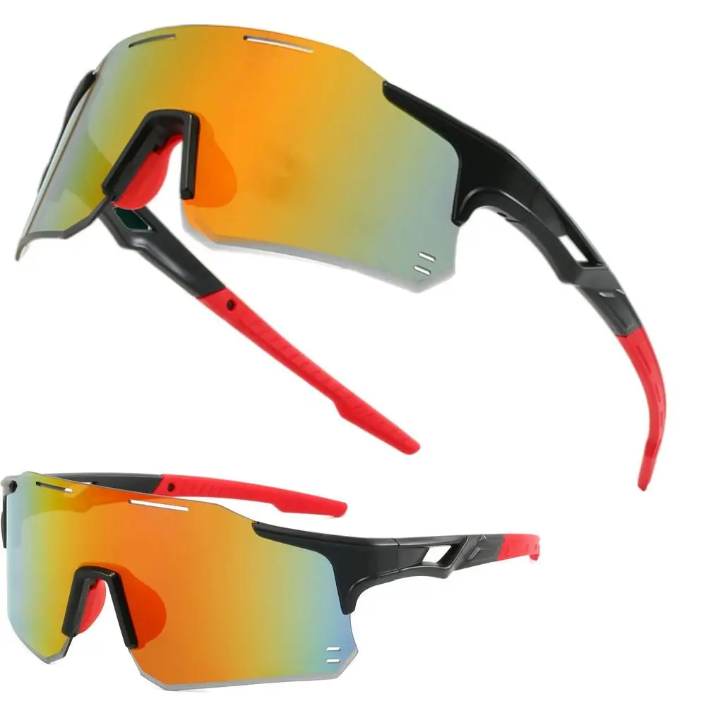 

Clear Polarized Sports Sunglasses UV Protection Wrap Around Biking Eyewear Non-slip Ventilated Cycling Glasses Baseball