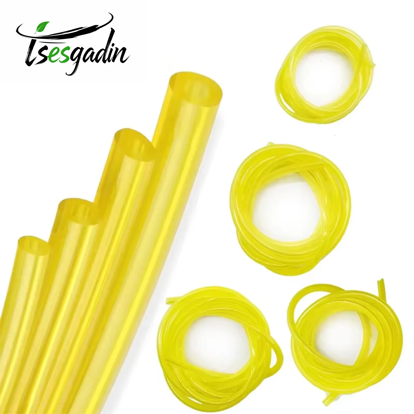 TSES 2 ~ 5 uds tubo de combustible de gasolina manguera de combustible para cortacésped recortadora motosierras sierra sopladora desbrozadora