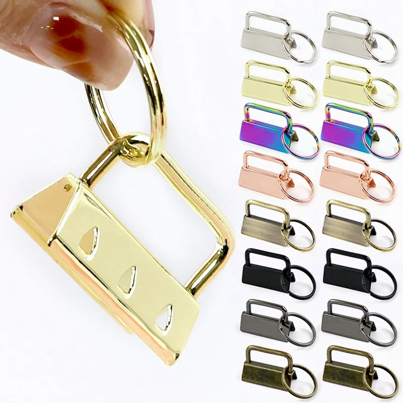 

10/20Pcs 20/25/32mm Metal Tail Clip Buckle for Keychain Bag Strap Webbing Belt O Ring Stopper Clasp Hook DIY Craft Accessories