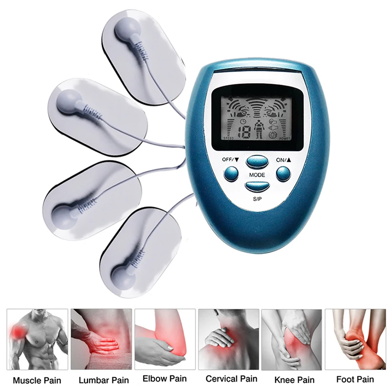 8Modes Tens Electronic Pulse Massager EMS Machine Massager Electrical Nerve Muscle Stimulator Low Frequency Physiotherapy Device