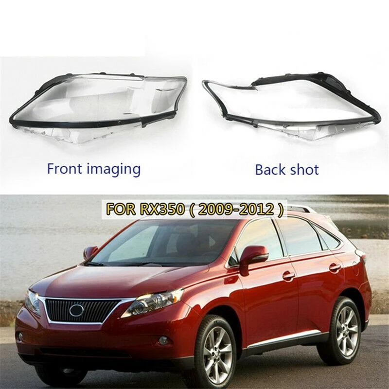 Car Headlight Head Light Plastic Clear Shell Lamp Cover Replacement Lens Cover For Lexus RX270 RX350 RX450 2009-2011