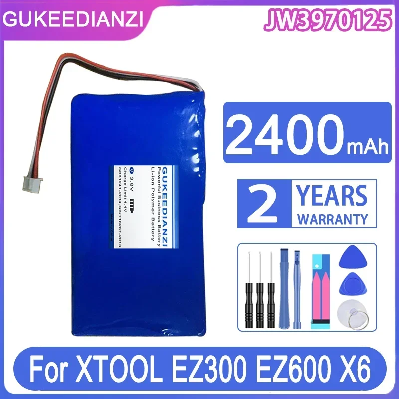 Reliable 2400mAh Automotive Diagnostic Equipment Battery for XTOOL EZ300 EZ600 X6 P52 PS2 PS70 Pro PS70Pro PS80