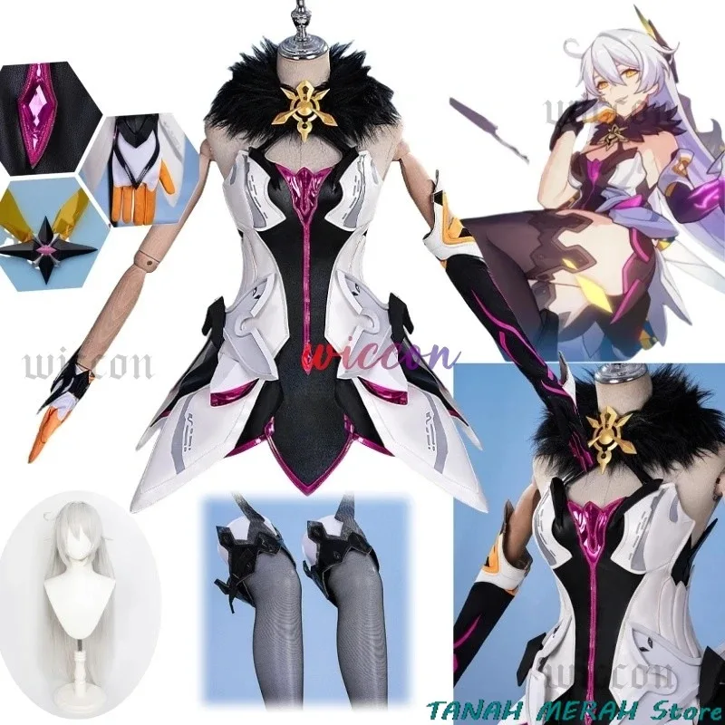 didi 211Herrscher of the Void Honkai Impact 3 Cosplay Costume Anime Kiana Kaslana Party Dress women Halloween Costumes