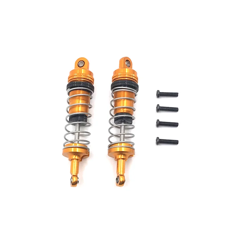 Metal Upgrade Retrofit 2PCS Hydraulic Shock Absorber For WLtoys 144001 144002 144010 124016 124017 124018 124019 RC Car Parts