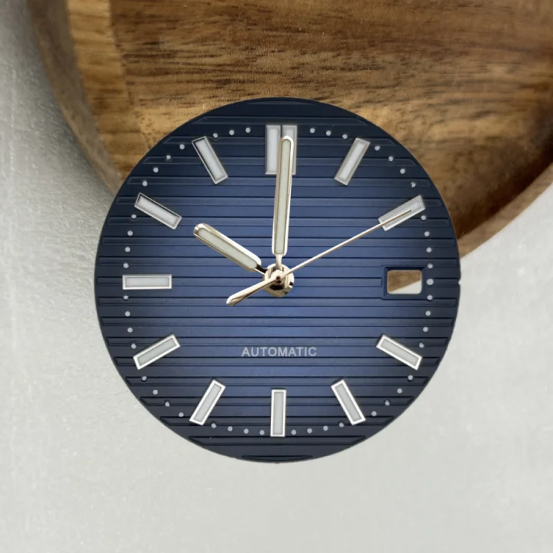 GMOGAR الأخضر مضيئة بدون شعار 30.5 مللي متر ساعة الطلب مناسبة ل PP نوتيلوس NH35 NH36 NH38/70 ساعة يد تعمل بالحركة اكسسوارات ساعة