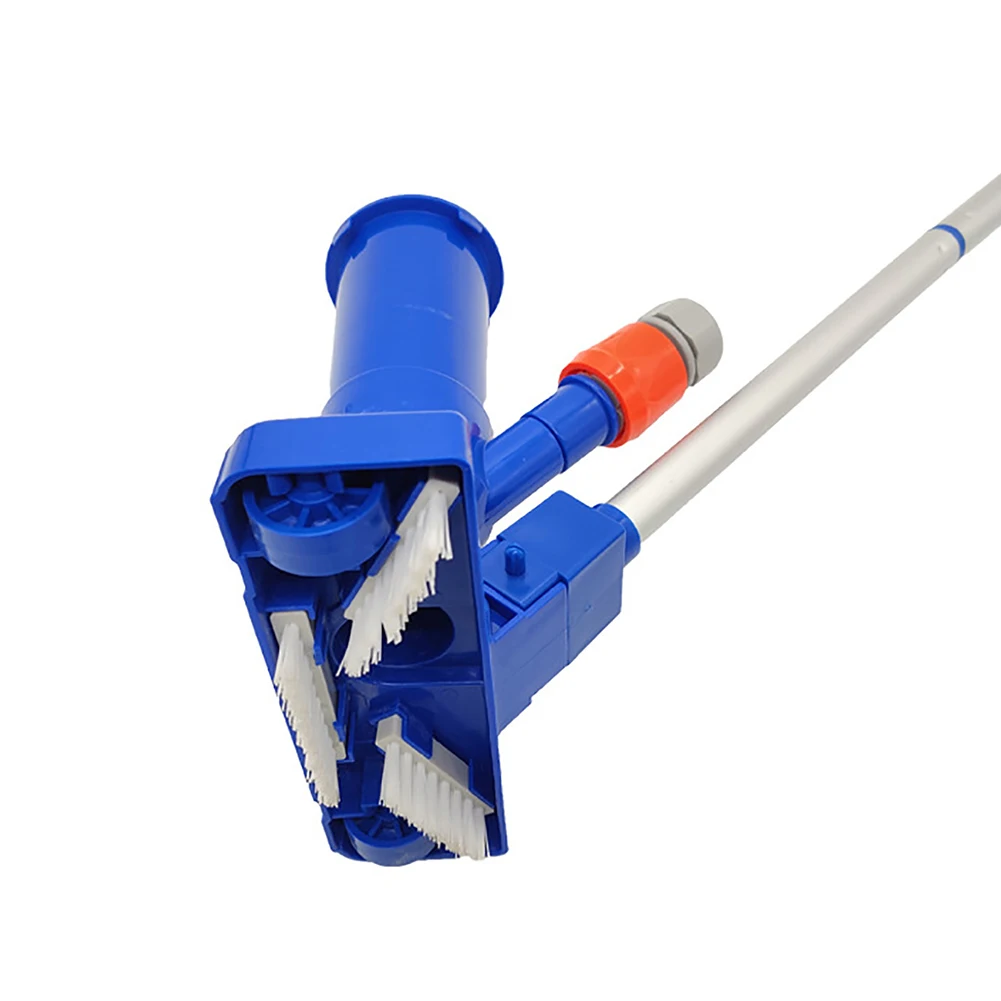 Pond Vacuum Jet Underwater Cleaner with Handle Professional Pool Cleaning Brush Portable for Above Ground Pools
