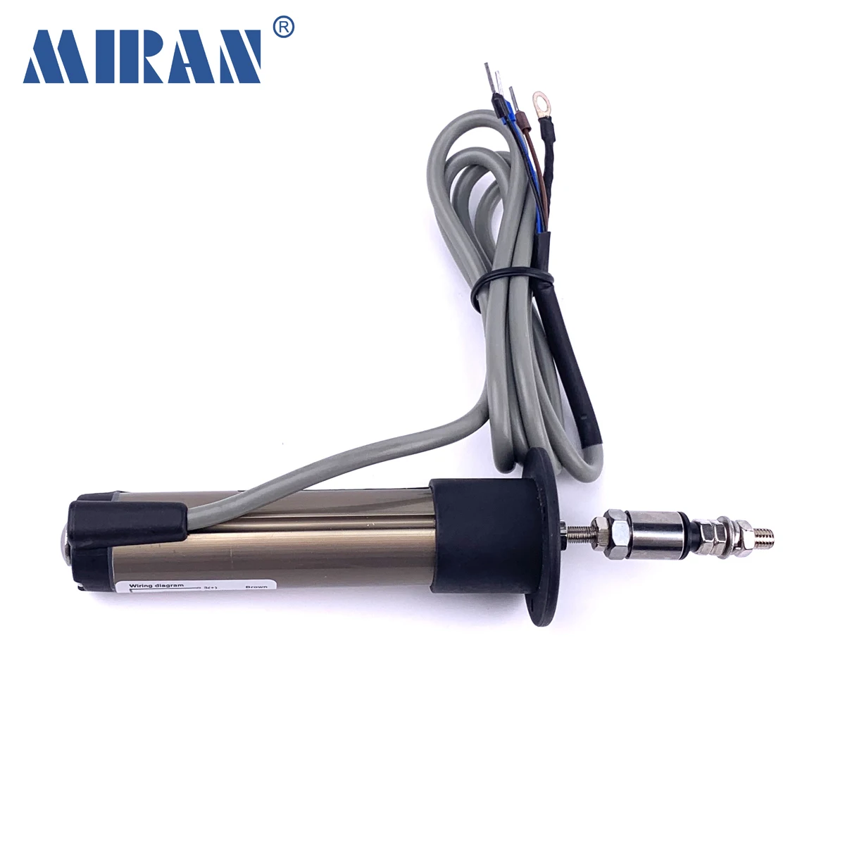 MIRAN KPF Stroke 10-25mm Mini Flange Type Linear Position Transducer Sensor Linear Scale for Coal,Hydraulic Machinery