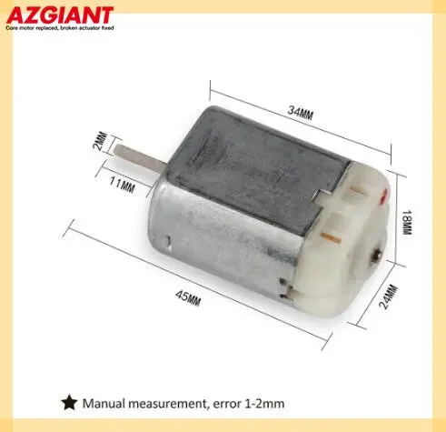 

1pc DC 12V 100ma Car Central Door Lock Motor for Toyota LS430 Honda Mitsubishi ASX D Cut Shaft FC-280SB-15240