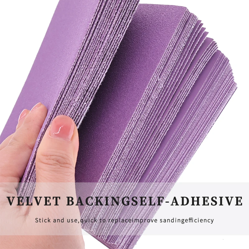 115X140 mm Wet Dry Sand Paper 10/30 Pcs Hook and Loop Assorted 60-1000 Grits for Wood Metal Sanding Automotive Polishing