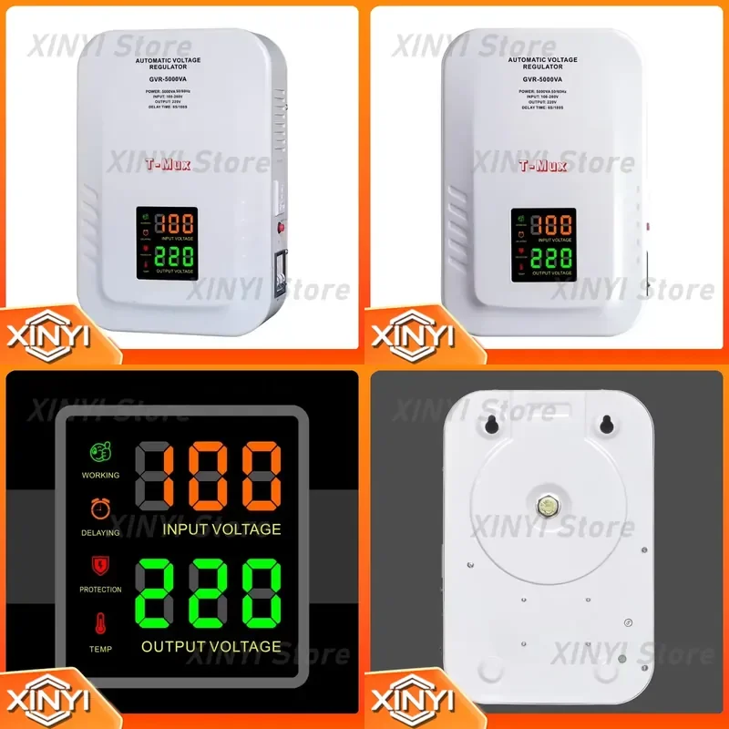 Wall Mounted Voltage Stabilizer for Refrigerator GVR 5000VA Single Phase 5kva Ac Automatic Voltage Regulator Stabilizer