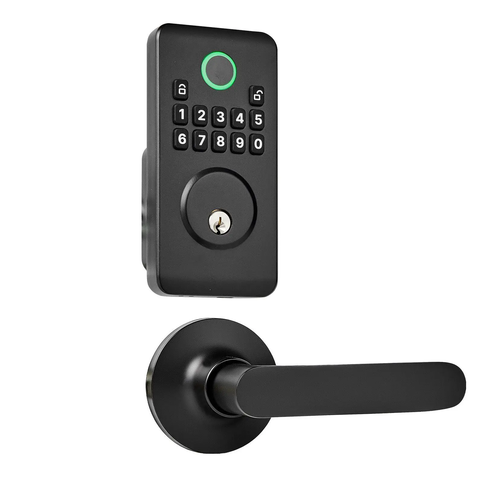 

Бесключевой дверной замок с ручкой, электронный кодовый замок-защелка с рычажными ручками, инновационный дизайн с удобным захватом