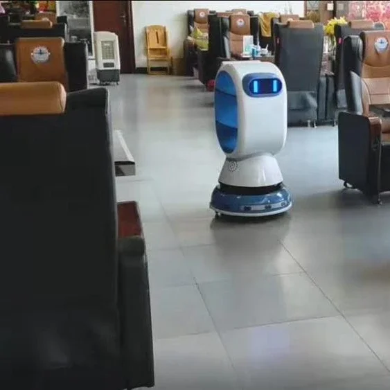 インテリジェントサービスロボット レストランアシスタントロボット レストランの食品配達ウェイター