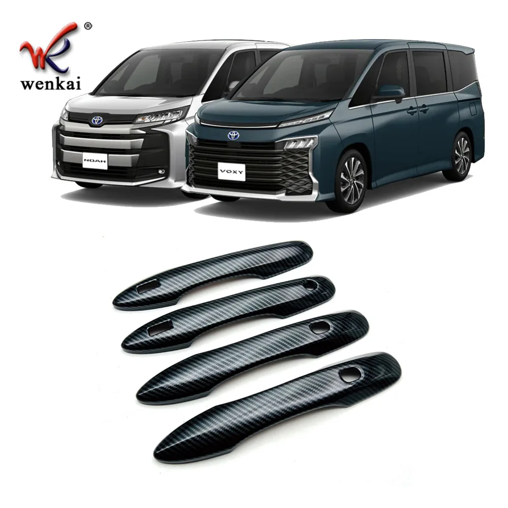 For 2022 Toyota Noah Voxy 90 Series Outside Door Handle Decoration Cover Cap Ornament ABS Chrome