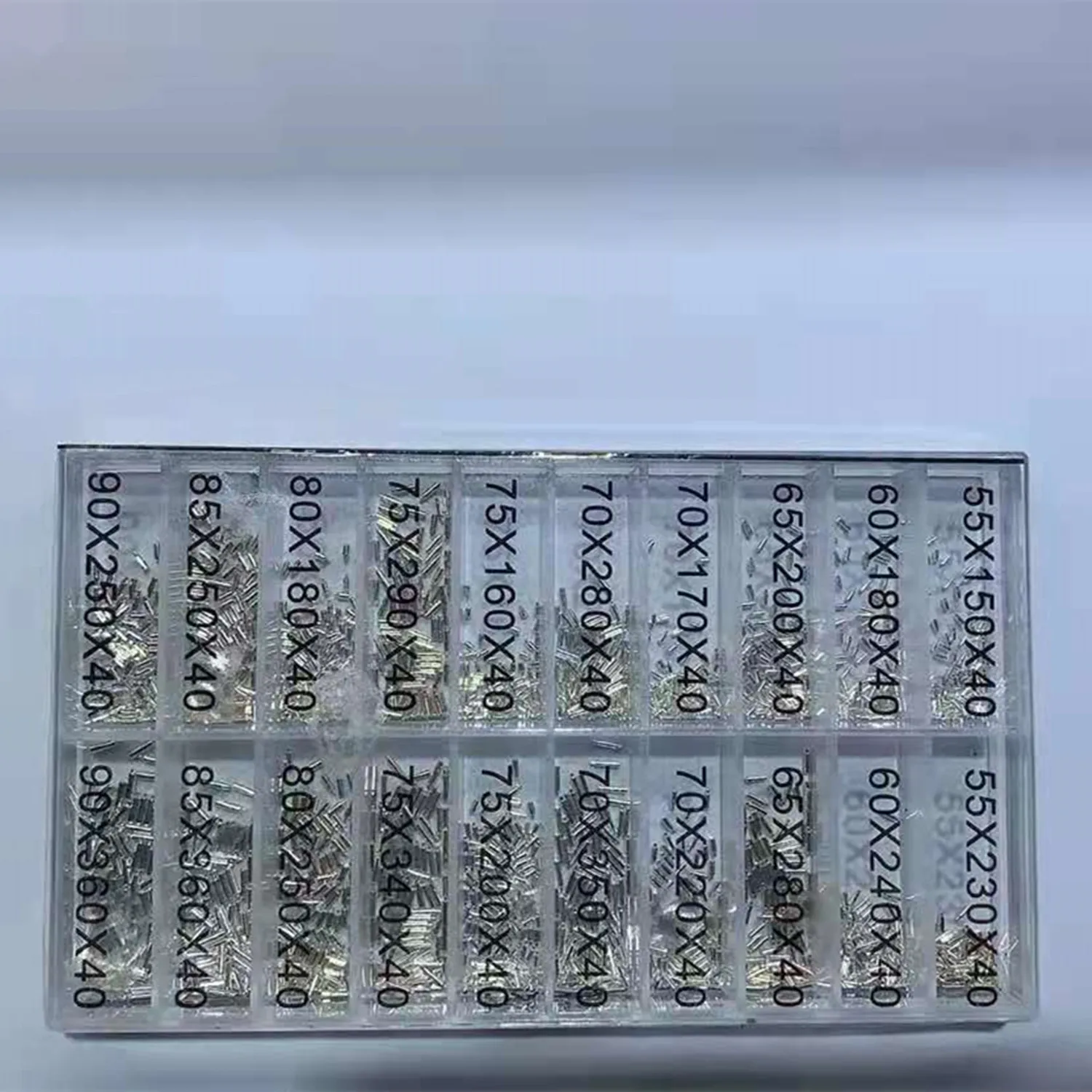 

Watch Repair Parts: Dial Pin Set (w/ Soldered Pad Pins), Holder-Free Dial Pins, Case Surface Pins (20 Grid Sizes)