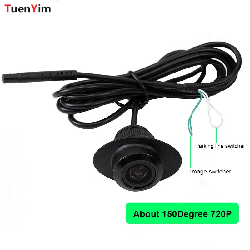 

Камера заднего вида для автомобиля с ночным видением, водонепроницаемая, с поворотом на 360 градусов, универсальная, для парковки и движения задним ходом