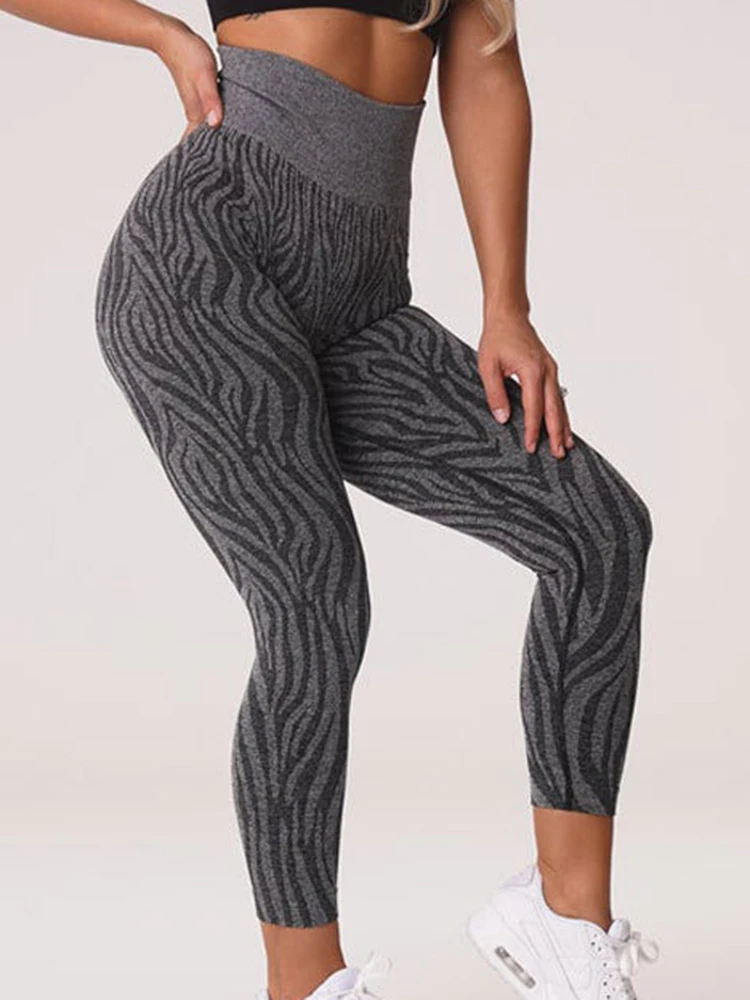 Fashion Zebra Printed Leggins Sport Joggings New Tight Gym Women Sexy Leggings Seamles Fitness Yoga Pants Push Up Jeggings