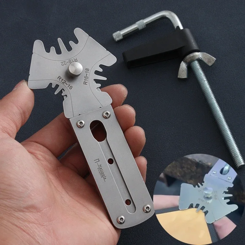 

Кожаная технология, изгибное место, иммобилизация, молния, нажимная пластина, сделай сам, кожаный кошелек/сумка для карт, круглый угловой инструмент для гибки молнии