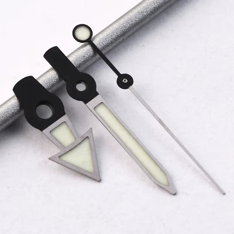 Watch Modify Parts Red/Yellow SBBN/SKX007 Watch Hand Green Luminous Suitable For NH35/36/4R/6R Automatic Movement