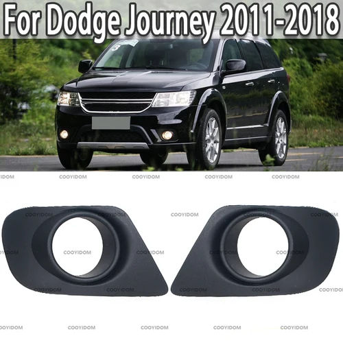 Imagen 1 del producto Cubierta de bisel de lámpara de luz antiniebla delantera de coche K para Dodge Journey 2011-2018 para Chrysler 200 68088687 AA 68088686 AA