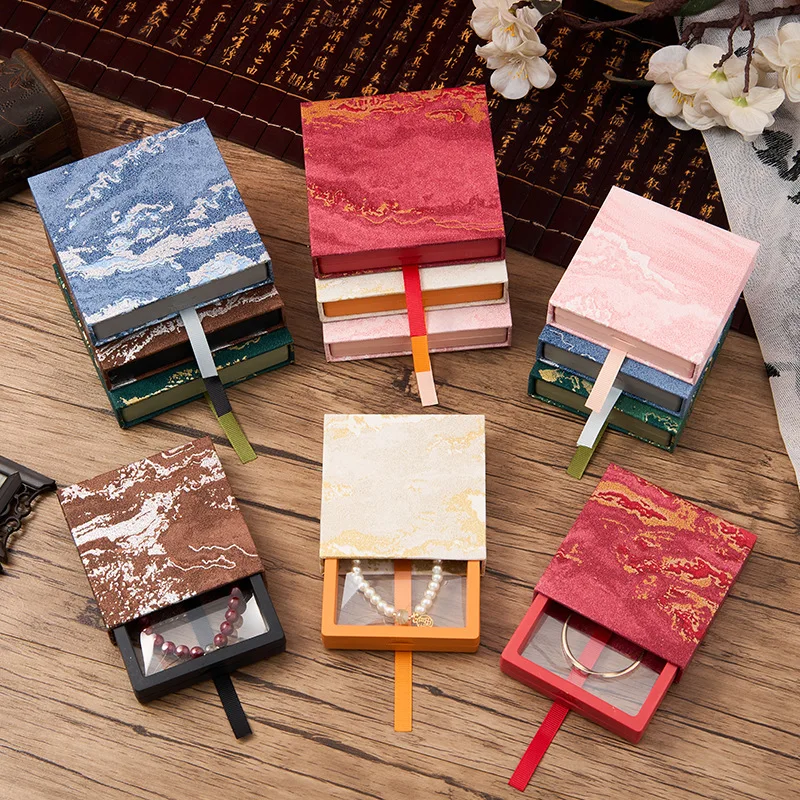 مجموعة واحدة من صندوق عرض المجوهرات الأنيق الشفاف من فيلم البولي ايثيلين - إطار عائم للخواتم والقلائد والأقراط | مثالية لديكور المنزل و #1