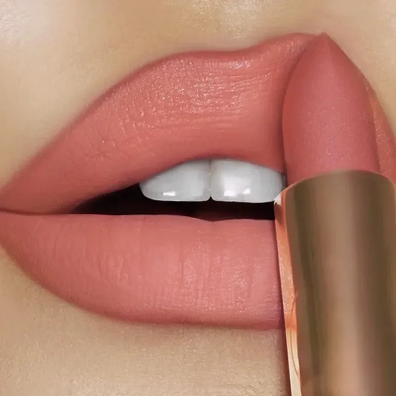 

Nude Matte Lipstick Waterproof Long Lasting Non-stick Cup Lip Stick Not Fading Sexy Red Pink Velvet Lipsticks Makeup Cosmetics
