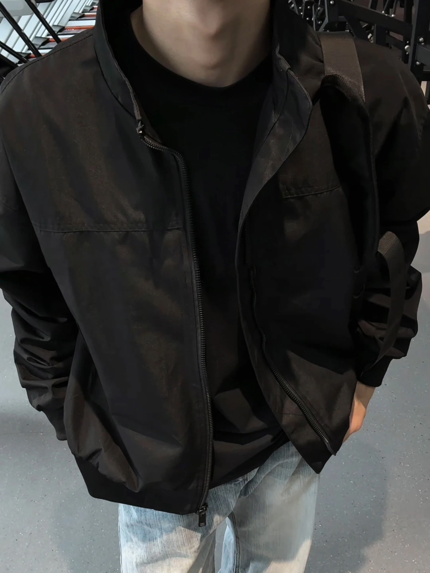 

Мужской Bla Flight Jaet с воротником-стойкой, осенний модный бренд High Street Baseball orm из полиэфирного волокна