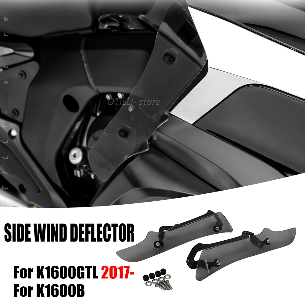 

Motorcycle Side Windshield Windscreen Foot Wind Deflector Air deflector For K 1600 B / GTL K1600GTL 2017 2018 2019 2020 2021