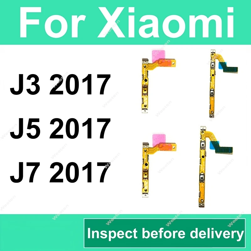 Power Volume Flex For Samsung Galaxy J3 J5 J7 2017 J330 J530 J730 Power Volume Control Key Flex Cable Ribbon Repair