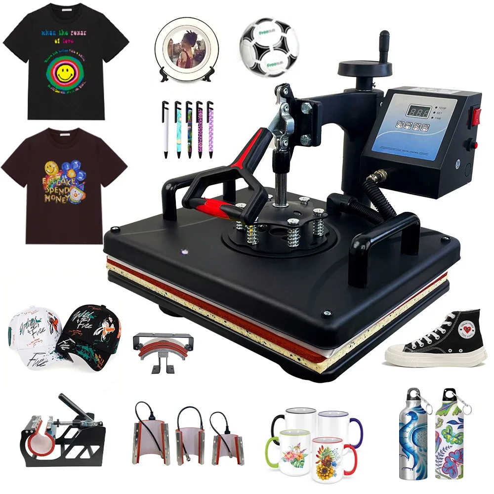 15 in 1 combination machine T-shirt cap cup tumbler hot press