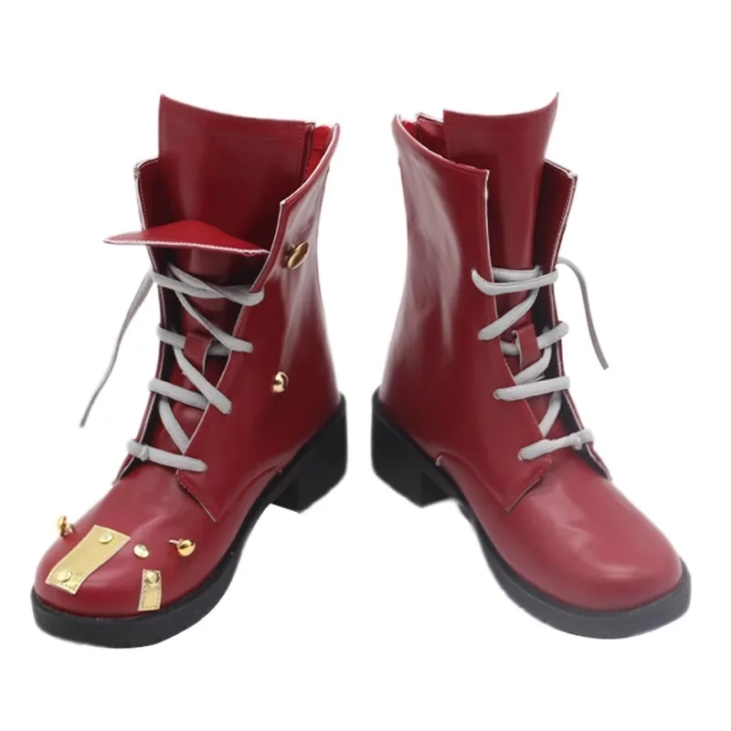 Vi Cosplay Schuhe Spiel Arcane 2 Rote Stiefel Halloween Pole Play Zubehör Nach Maß Frauen Mädchen