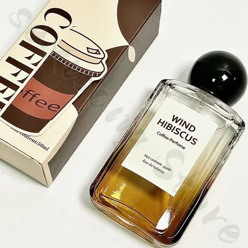 Hibiscus café fragrância fresco perfume natural fragrância leve de longa duração cobrindo odor 50ml perfume sabor café