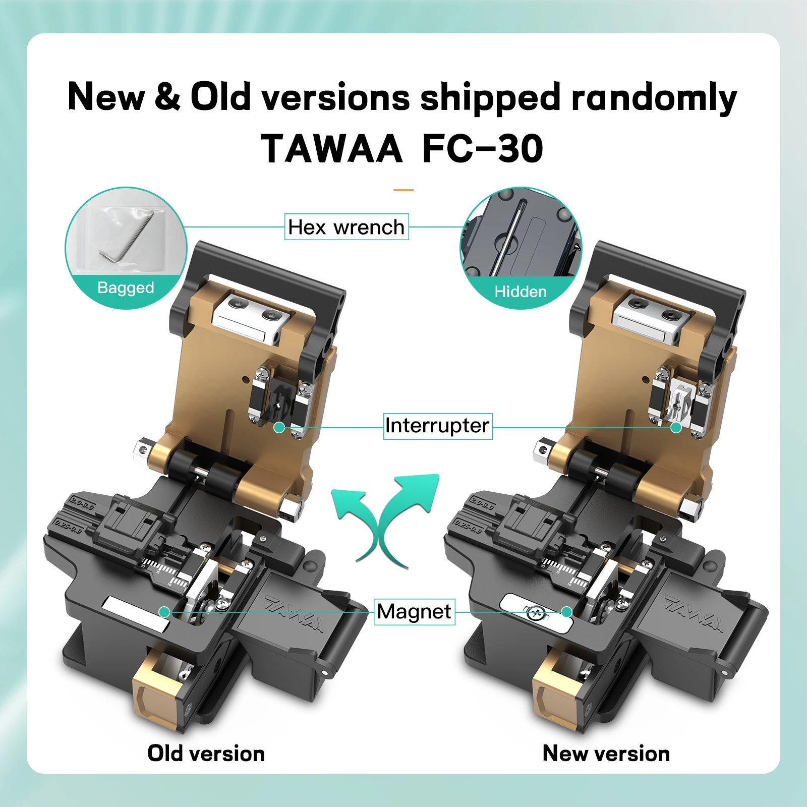 Imagem -06 - Tawaa-optical Fiber Cutelo Alta Precisão Fc30 250um3.0 mm 48000 Times Blade Life