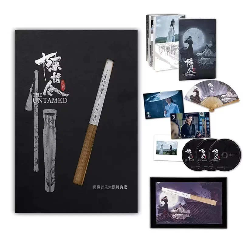 

The Untamed Chen Qing Ling OST 3CD Chinese Style Music Album Original Soundtrack with Lyric Book Postcards Fans Gift