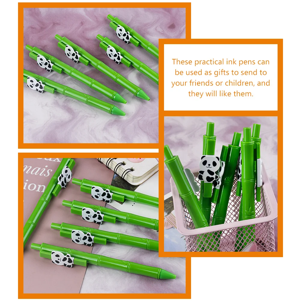 5 Pcs Panda Pen Drawing Pens Designer Cartoon Ink Portable Gel for Kids Press Decorate Work
