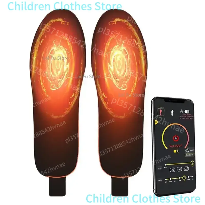 Semelles intérieures rechargeables USB pour l'extérieur, 1 paire de semelles chauffantes thermiques,
