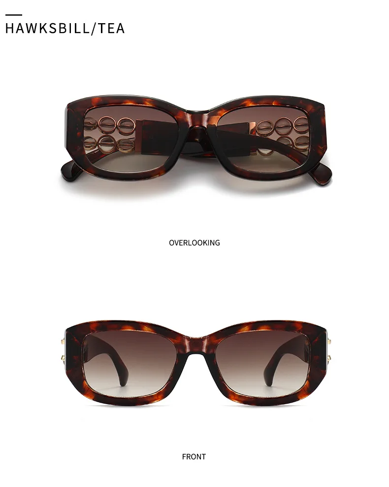 Damen-Sonnenbrille, modische Cat-Eye-Sonnenbrille, großer Rahmen, lila Farbverlauf, Damenbrille, Sonnenbrille für Damen – Detail 17