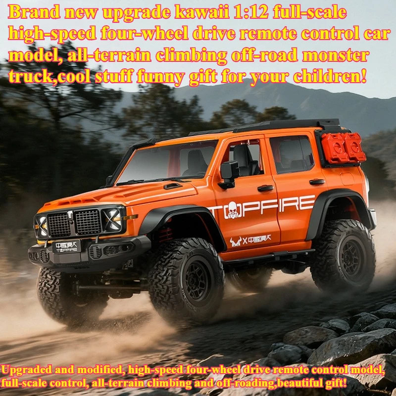 

Cool Stuff Toy Car Funny Gift-Kawaii 1:12 Full-scale High-speed Rc Truck,Climbing Off-road Rc Cars,Monster Truck,Toys for Kids