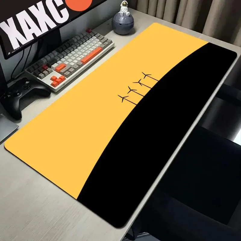 Fashion Yellow Creative Mouse Pad High Quality Best-Selling Games Non-Slip Rubber Lock Pads Dedicated Office Computer Table Mats