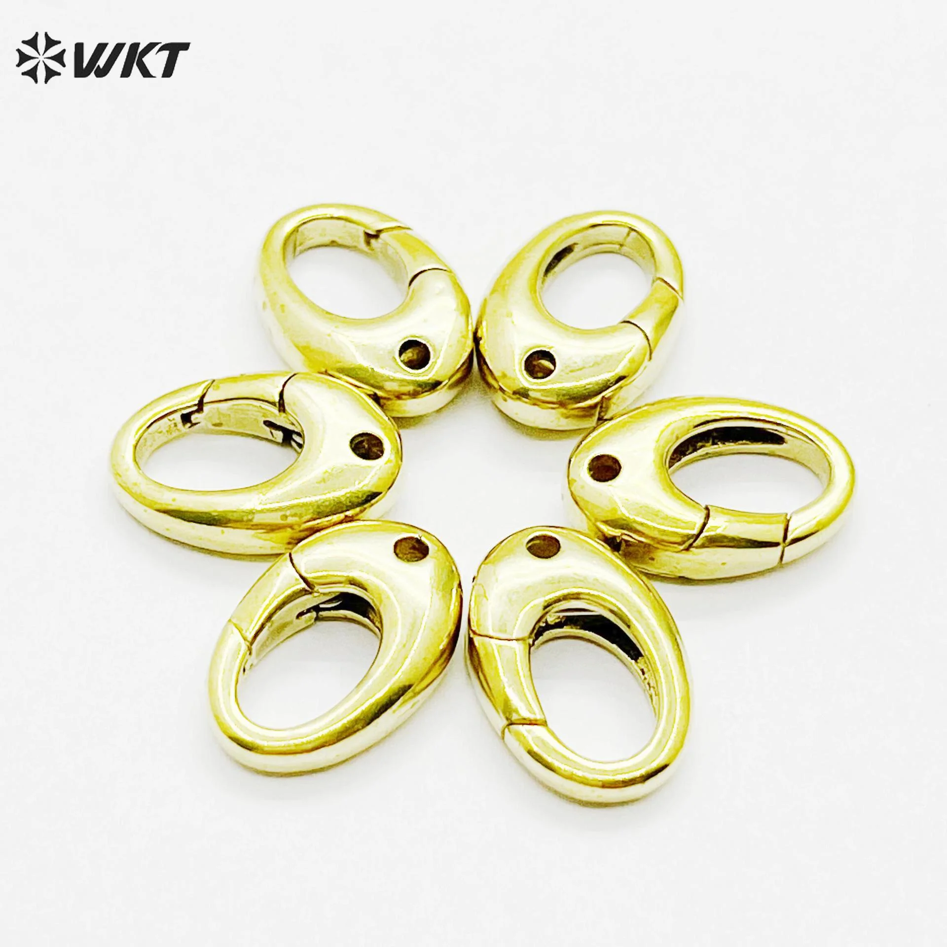 WT-JFE139 New Coming Beutiful Button Brass Gold Round Shape For Unisex Daily Fine Decoration