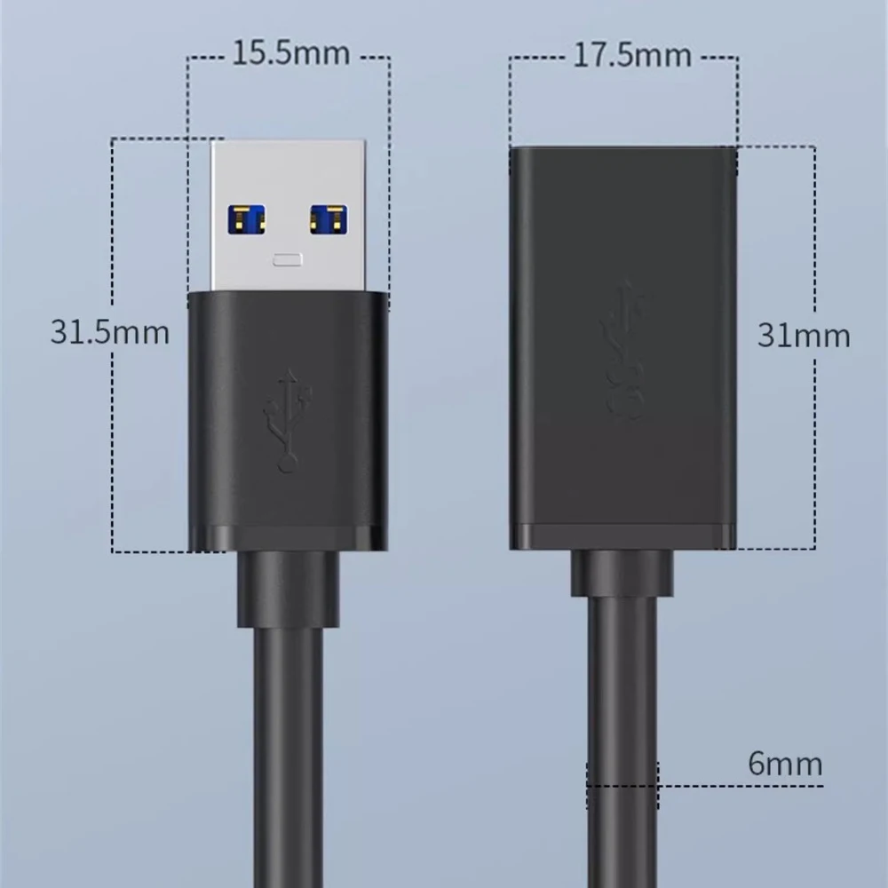 U Disk Connector Multifunction Extended Data Cable Usb 3 Meters Digital Cable Network Card Connector High Speed Transmission