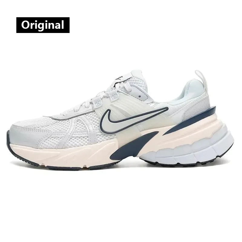 Nike v2k run Women's sneakers Breathable and comfortable retro fashion lightweight running shoes FD0736-004