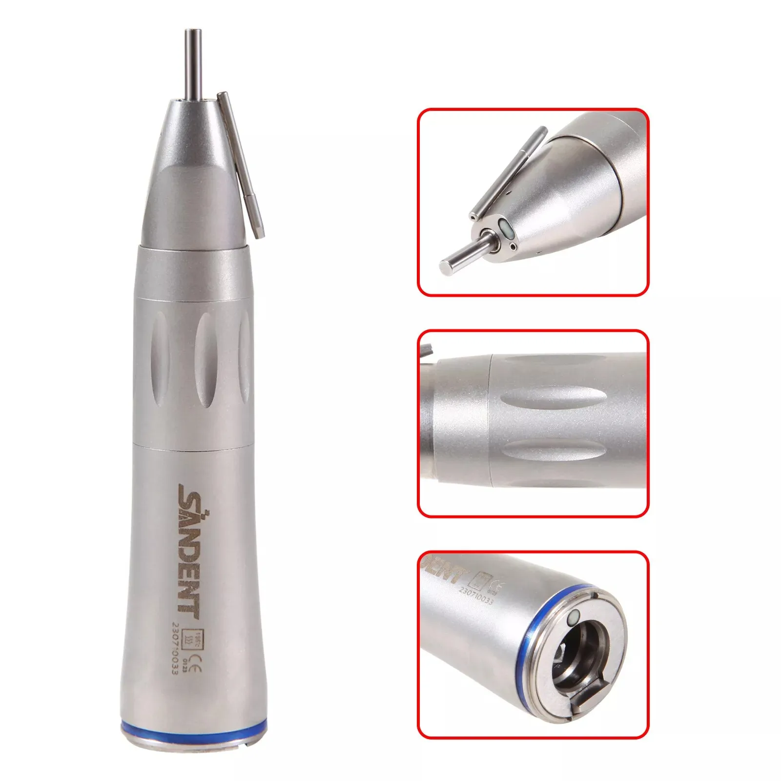 NSK Style Dental 1:1 1:5 20:1 Fiber Optic Led Contra Angle Inner External Water Spary Straight Handpiece E-type