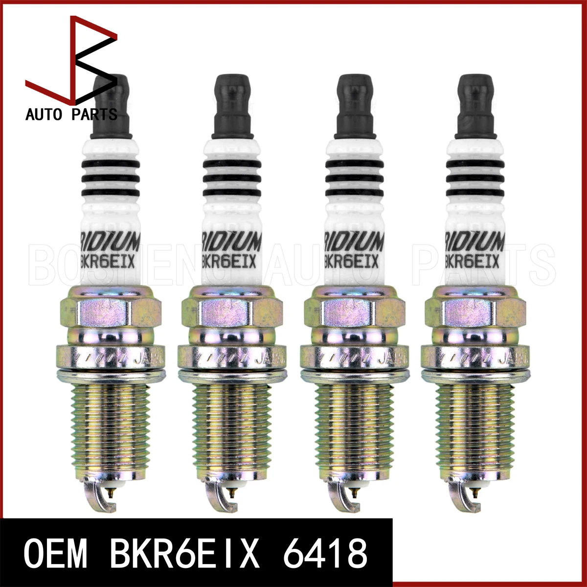 4 Pieces/lot Spark Plug OEM BKR6EIX 6418 0031599403 12290-RSH-004 for LOTUS ELISE 1995-2001 LAND ROVER RANGE ROVER SPORT I 2005