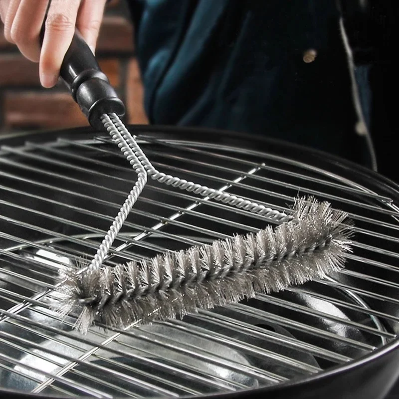 Grill Brush and Scraper Best BBQ Cleaner Perfect Tools for All Grill Types Including Weber Ideal Barbecue Accessories