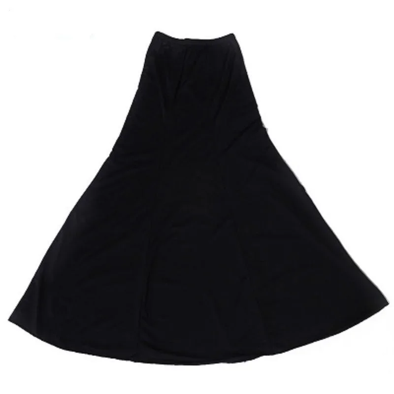 New European and American style plus size women's clothing candy color bag buttocks half body A-line large swing long skirt