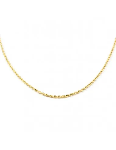 18k gold chain Salomonic cord 1 ° (45 cm)