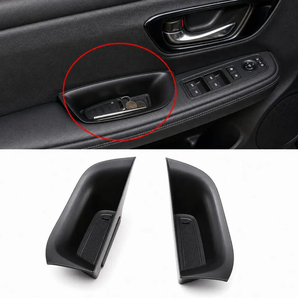 Auto Armrest Holder Storage Box Door Handle Organization Neat Tray for North American HR-V 2023-2024 ZR-V